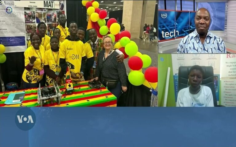 VOAAfrica had an Interview with Shadrack Dakurah about the 2024 VEX World Competition.